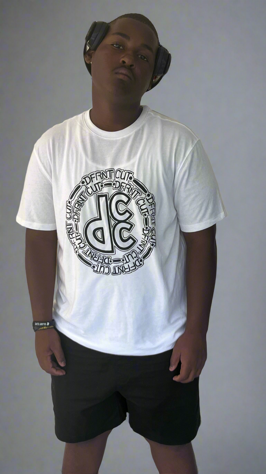 Double Circle Dfrnt Cut Tee