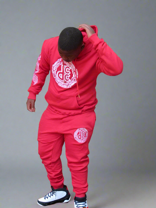 Double Circle Dfrnt Cut Hoodie Sweat Suit